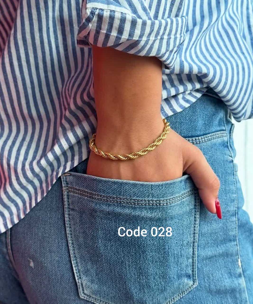 دستبند زنانه کد 028