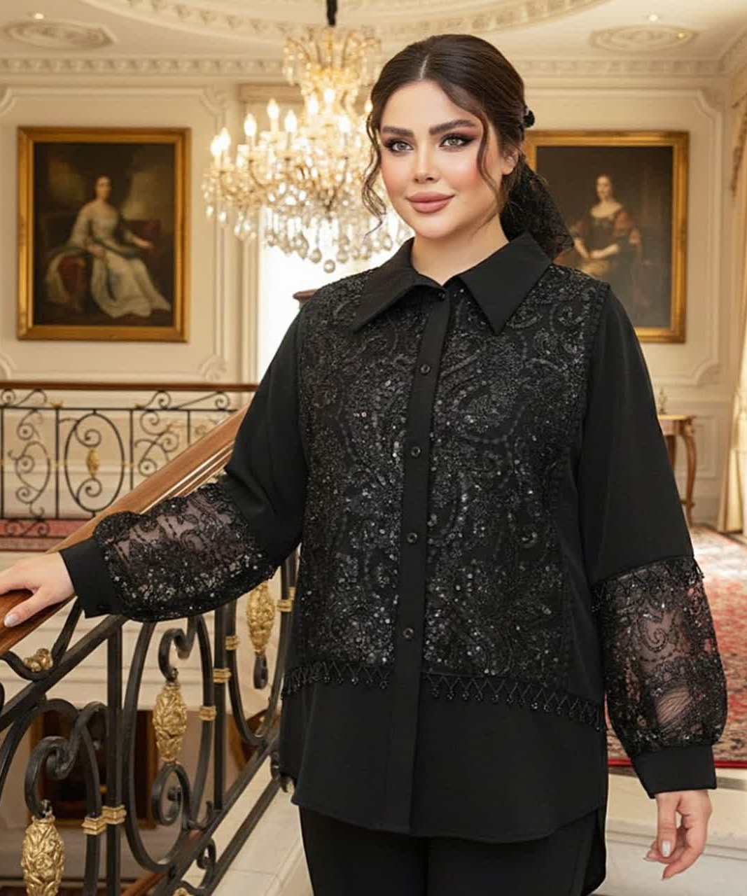 شومیز مجلسی نرگس کد 542