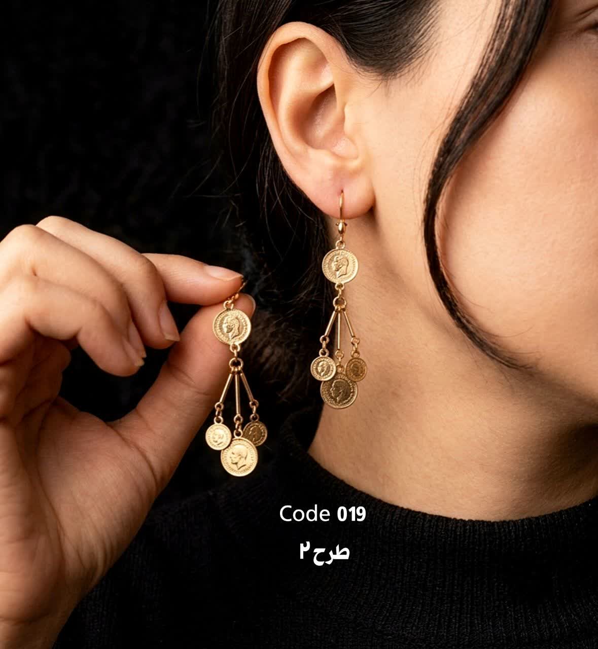 گشواره زنانه کد 019