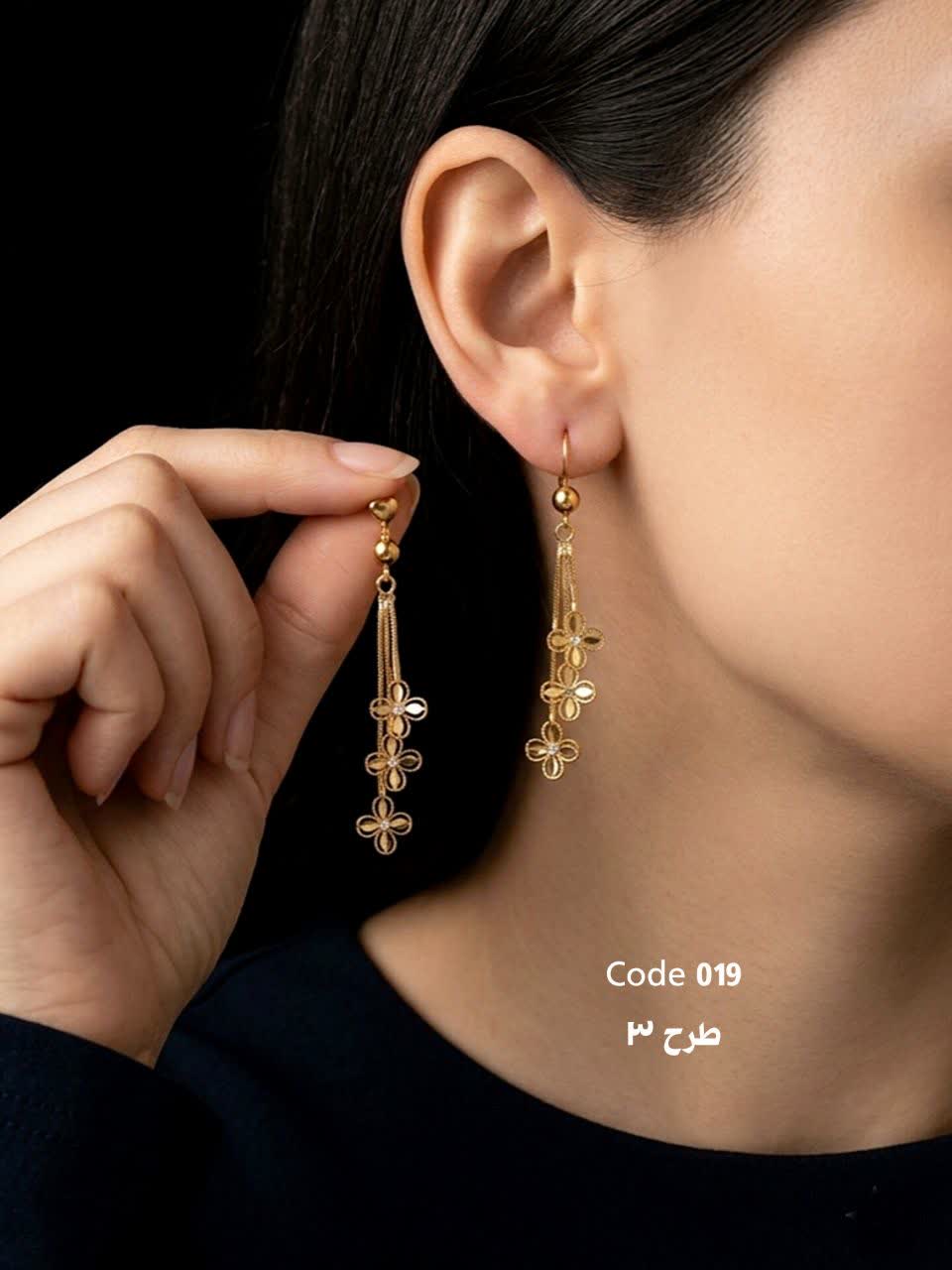 گشواره زنانه کد 019